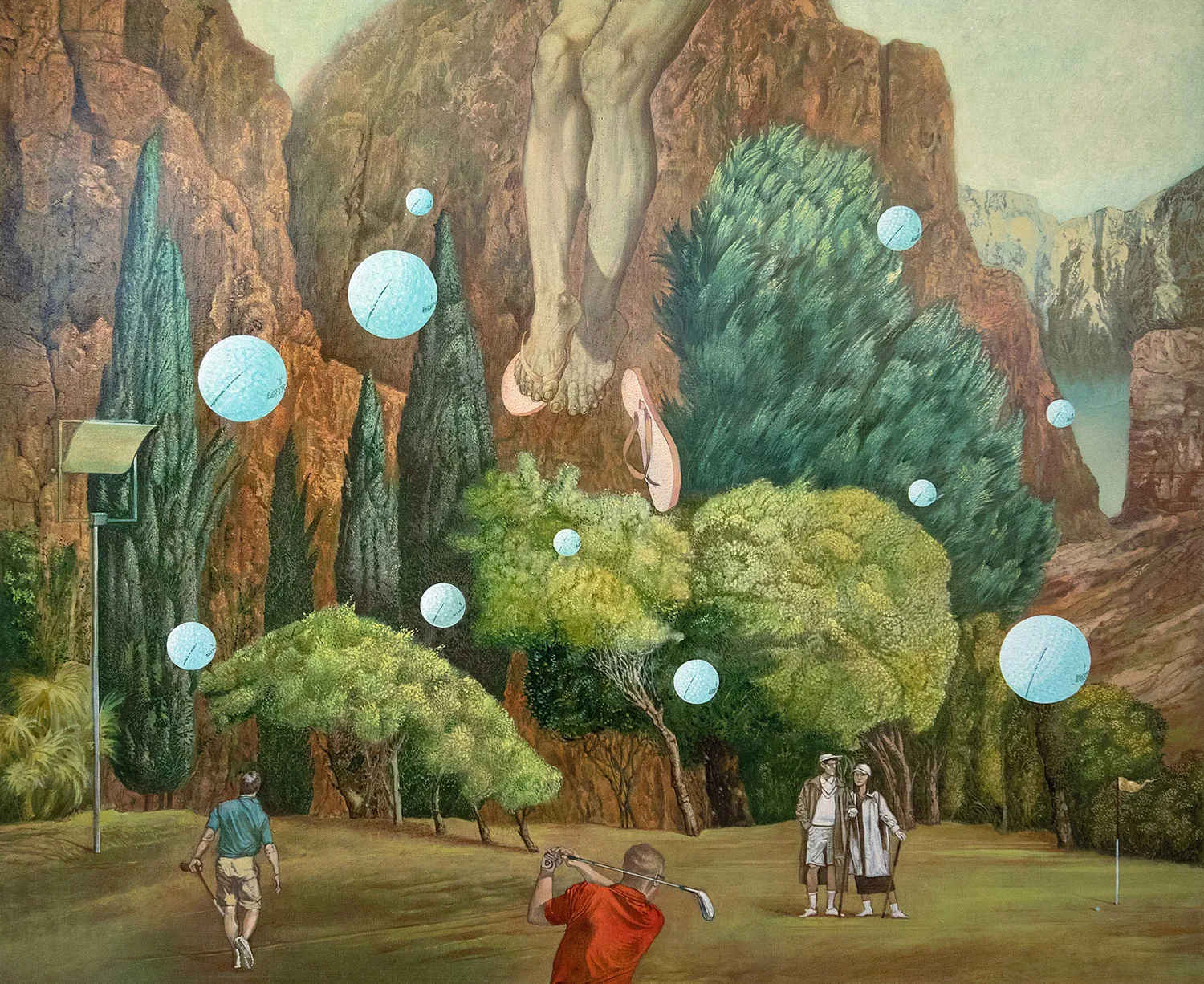 Himmelfahrt eines mitteleuropaeischen Touristen auf Madeira M